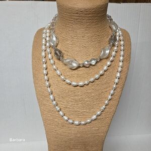 Vintage 2-Piece Glass Bead Necklaces